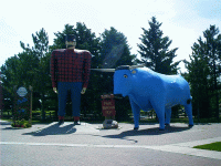 Paul Bunyan and Babe, Bemidji, MN